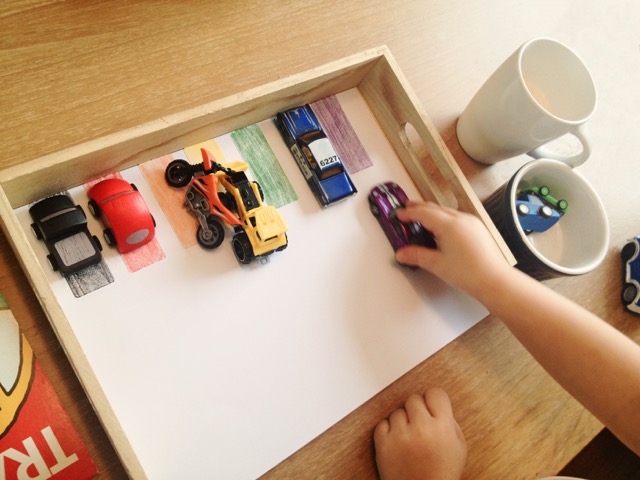 Toy Vehicle Colour Matching Actiity