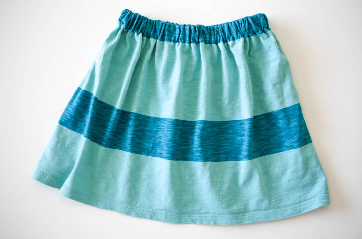 completed t-shirt skirt